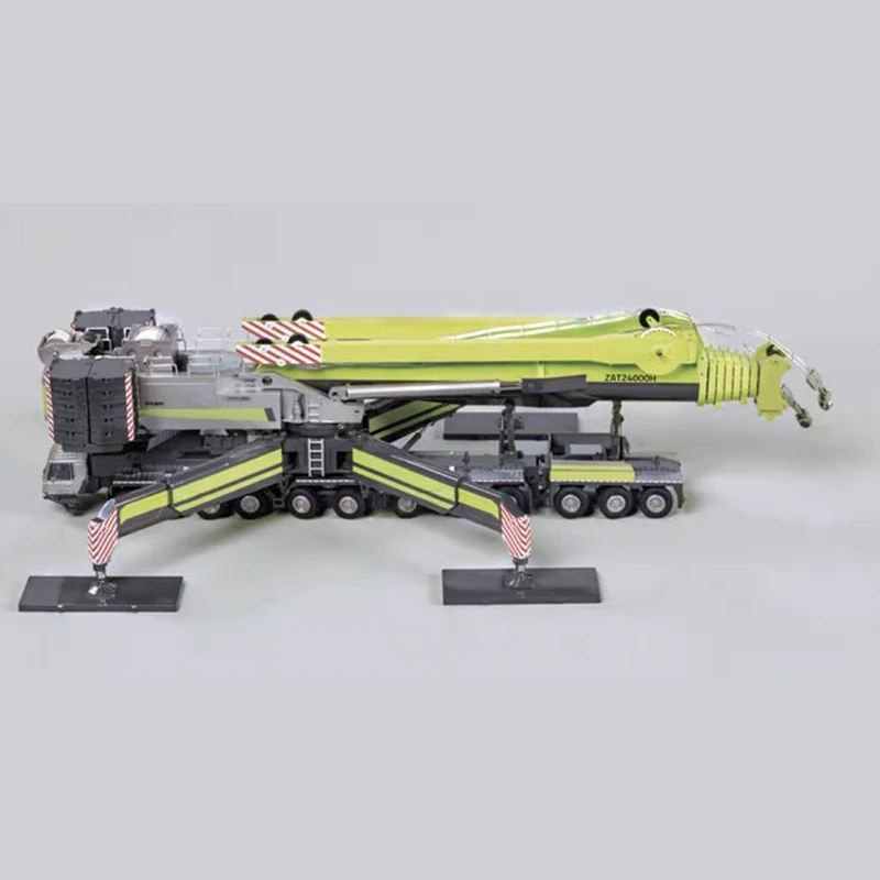 ZOOMLION ZAT 24000H All-ground Truck Crane Model Crane Alloy Model Tabletop Decoration Micromodel 1:50