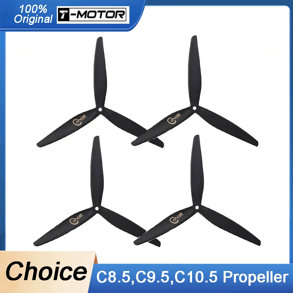 

4 шт. T-MOTOR C8.5, C9.5, C10,5-дюймовый пропеллер Профессиональный кинематический реквизит для FPV