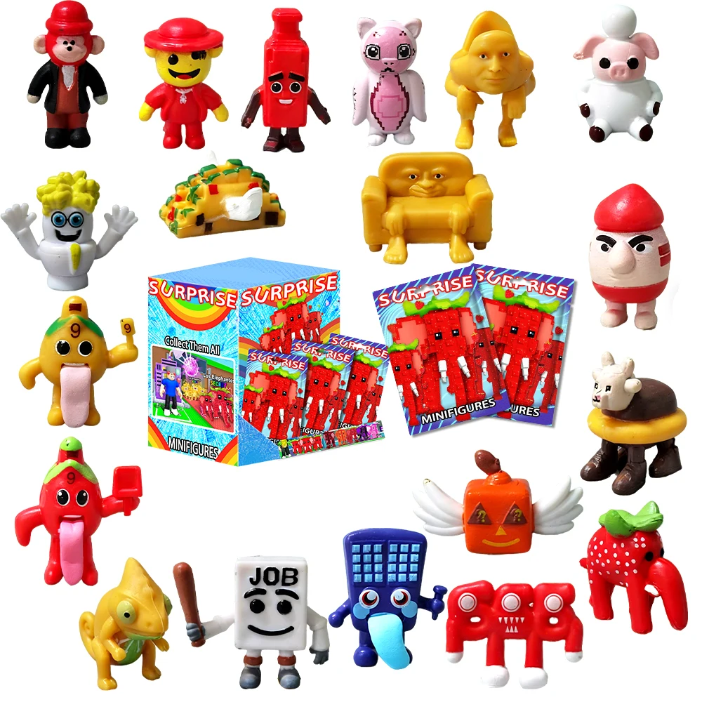 24Pcs blind box Steal a Brainrot Toys Action Figure Set, Steal a Brainrots 67 Los Tralaleritos Toy Figures, Collectible