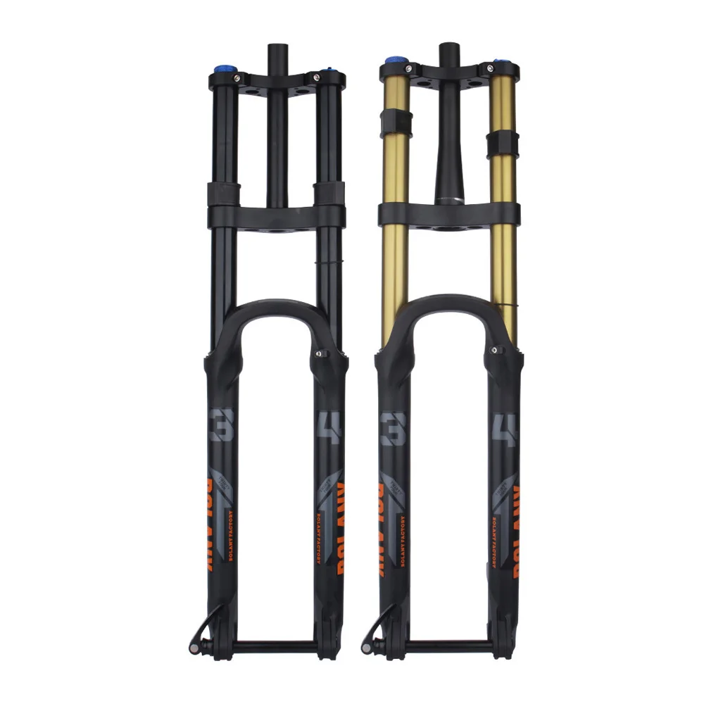 

Bolany Mtb Air Suspension Double Shoulder Fork Boost Thru Axle 15x110 Strike 180mm Stanchion 34mm Steering 1-1/8" 1-1/2"