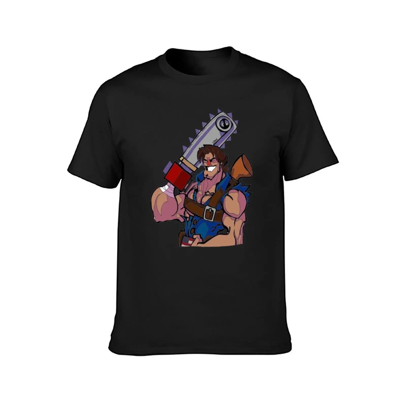 Ash Williams - BroForce T-Shirt shirts graphic tees anime clothes T-shirts man Funny t-shirts mens clothing