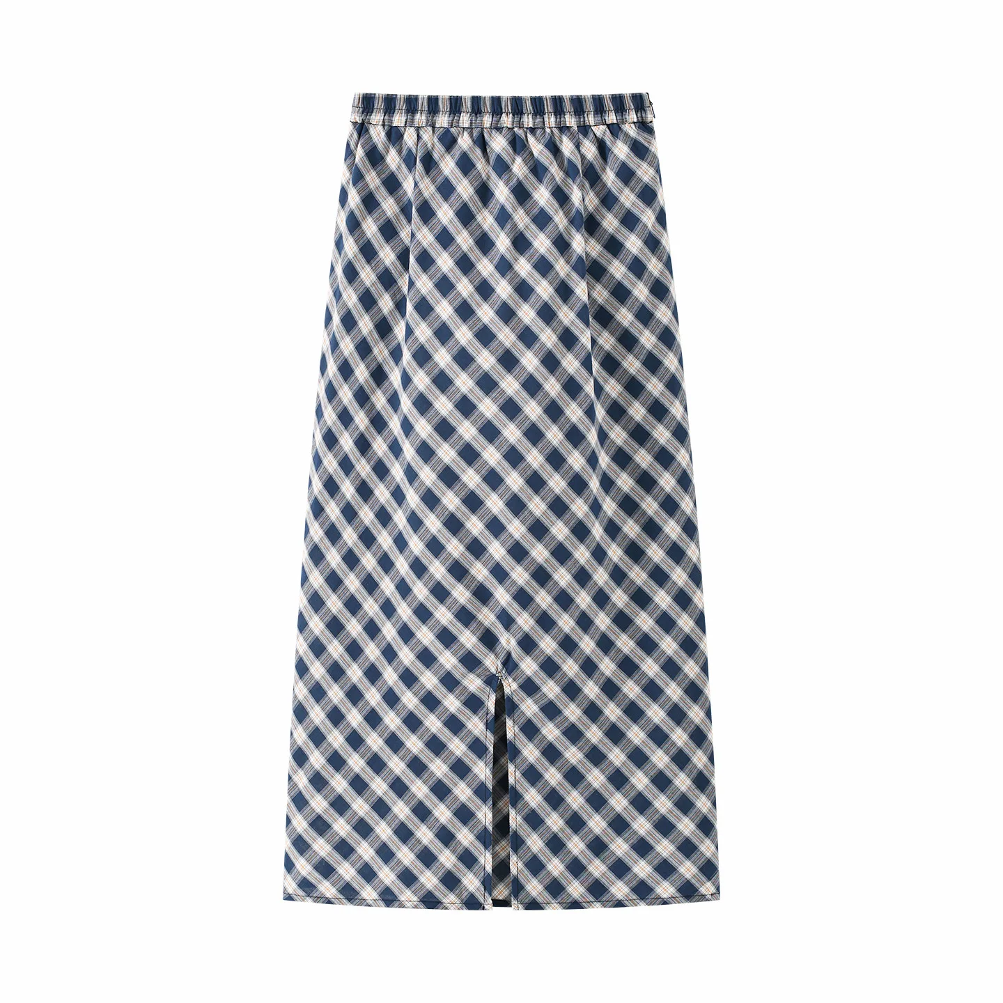 Maxdutti Lingge Straight Tube Half Skirt 2026 Summer New Style Forest Temperament High Waist Slimming A-line Long Skirt