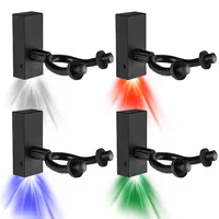 G/B/R/W Guitar Hanger Wall Hook Stand Guitarra Bracket Holder LED Light For Acoustic Electric Guitar Bass Banjo,Blue