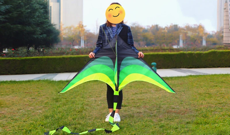 free shipping large delta kite for adults kite nylon toys fly kites children kite outdoor games for children professional kite