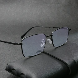 High Quality Retro Ultralight Pure Titanium Reading Glasses for Men and Women Anti Blue Light Presbyopia Glasses +100 +200 +250