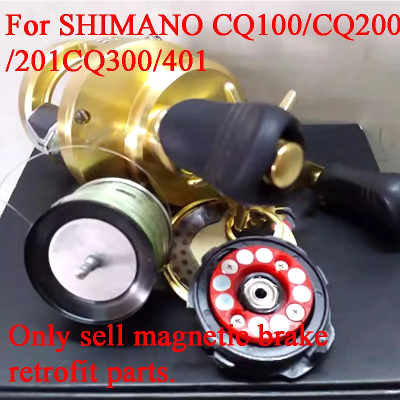 Magnetic Brake Modify Parts,Fishing Wheel Baitcasting Reel Refit Accessories,for SHIMANO CQ100/CQ200/201CQ300/401,Long Throw