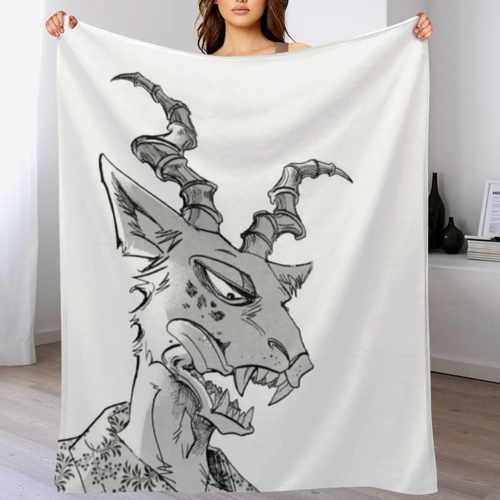 Beastars Melon Throw Blanket Heavy Soft Plaid Large Blankets