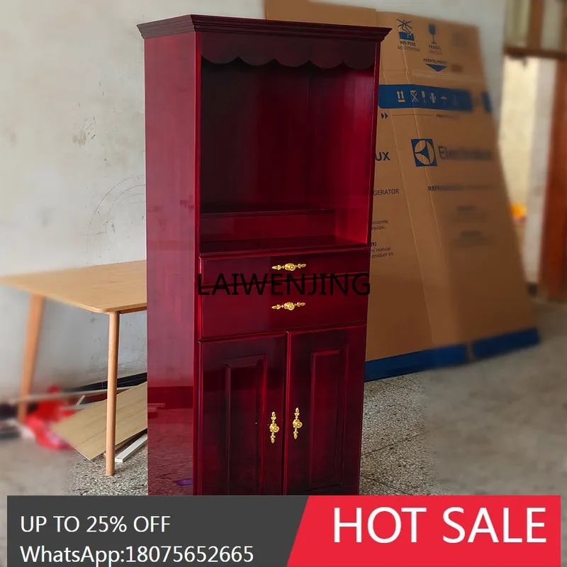 SGF table offering household solid wood Buddhist cabinet simple with door Guanyin Shentai Bodhisattva offering cabinet