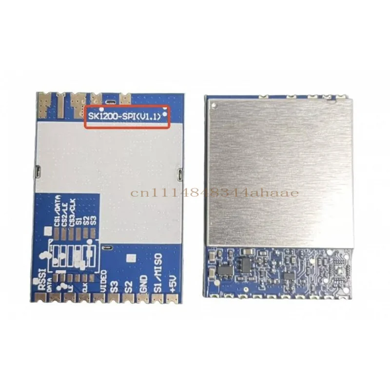 SK3500-SPI 3.3G FPV Image Transmission Module Analog Wireless Audio Video Receiver Low Latency CVBS Output 3100-3800MHz