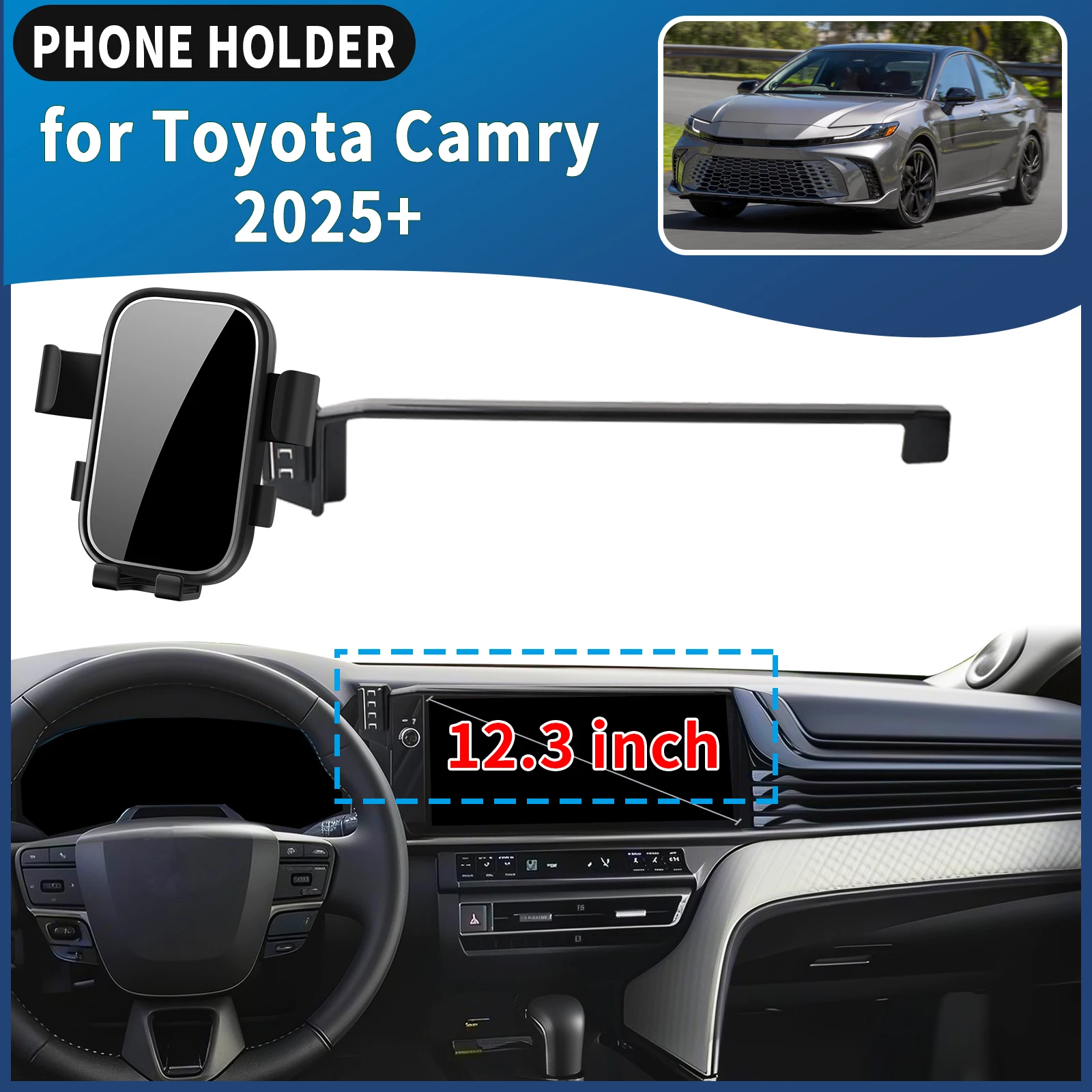

for Toyota Camry XV80 2025 2026 2027 Car Phone Holder Mount Vehicle-Specific GPS Navigation Easy Installation accessoires