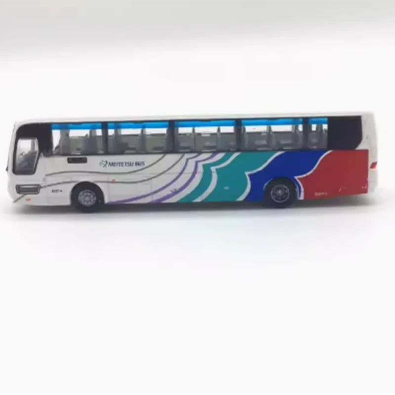 1: 150N مقياس حافلة TOMYTEC البلاستيكية اليابانية، حافلة، نموذج عرض الحافلة السياحية، 14 رصاصة محاكاة هدية العرض، المجموعة
