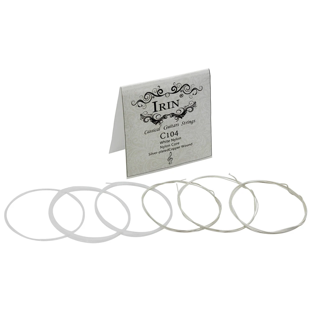 IRIN 6 Pcs/Set Guitar Strings Professional Musical Instrument Accessories for Acoustic Classical Guitar Nylon Replacement Parts