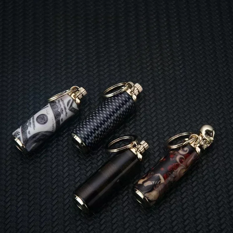 Outdoor Waterproof Portable Camping Metal Kerosene Lighter Smoking Accessories