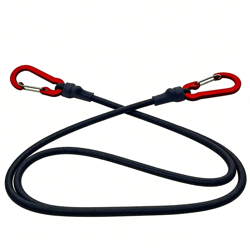 Elastic Ropes Heavy Duty Durable Nylon High Elasticity with Sturdy Metal Buckles 7 Types for Fishing Boats Docking Tying Car