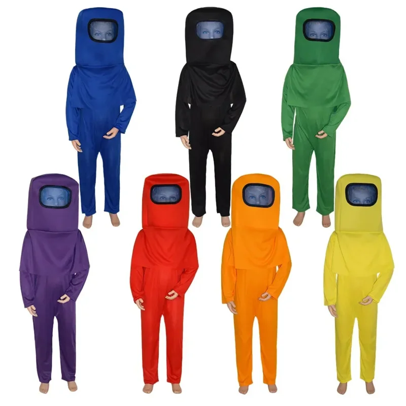 

2024 Hot Game Space Kill Costume Anime Mask Backpack Bodysuit Carnival Cosplay Jumpsuit Kids Halloween Dress Up New