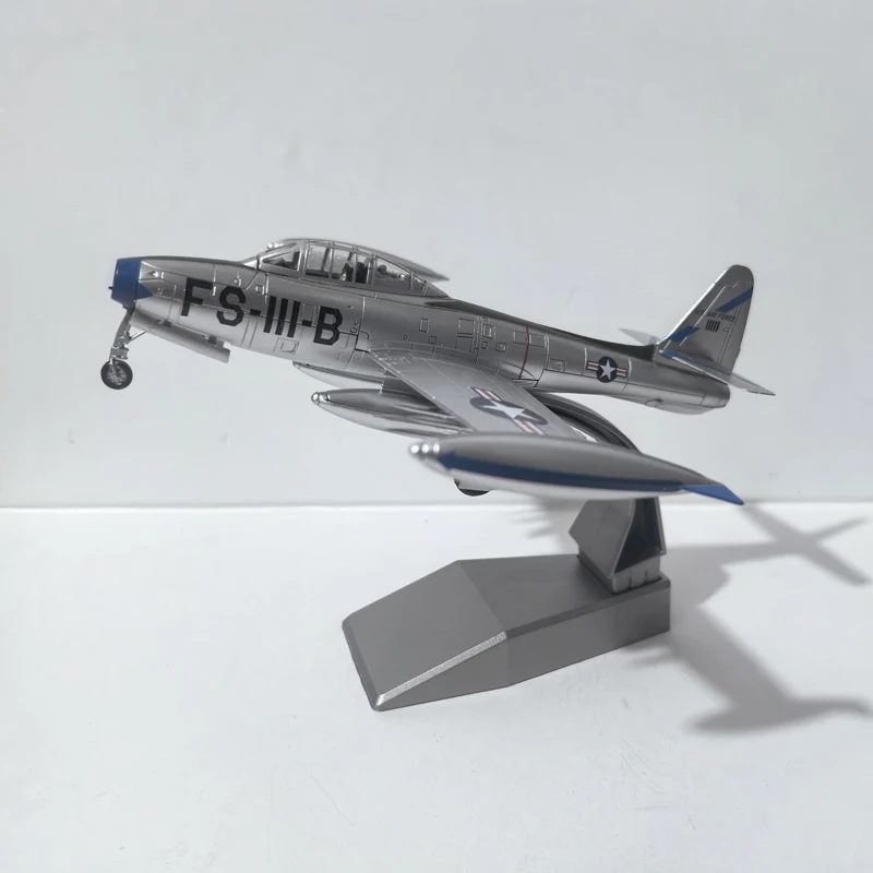 JASON TUTU Diecast Metal 1/72 Scale F-84 Thunderjet Fighter Military Model Airplane Collect Gift