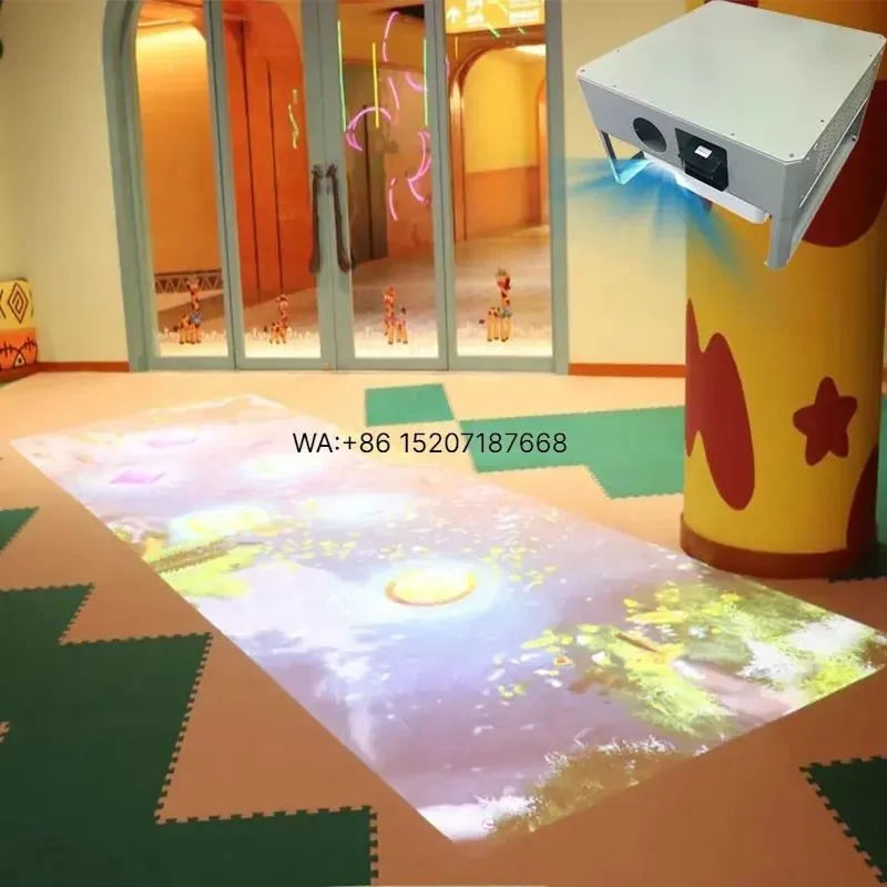 Wmwmnu Immersive Interactive Motion Footplay Floor Projection System Kids Game Projection for Family Play Environments