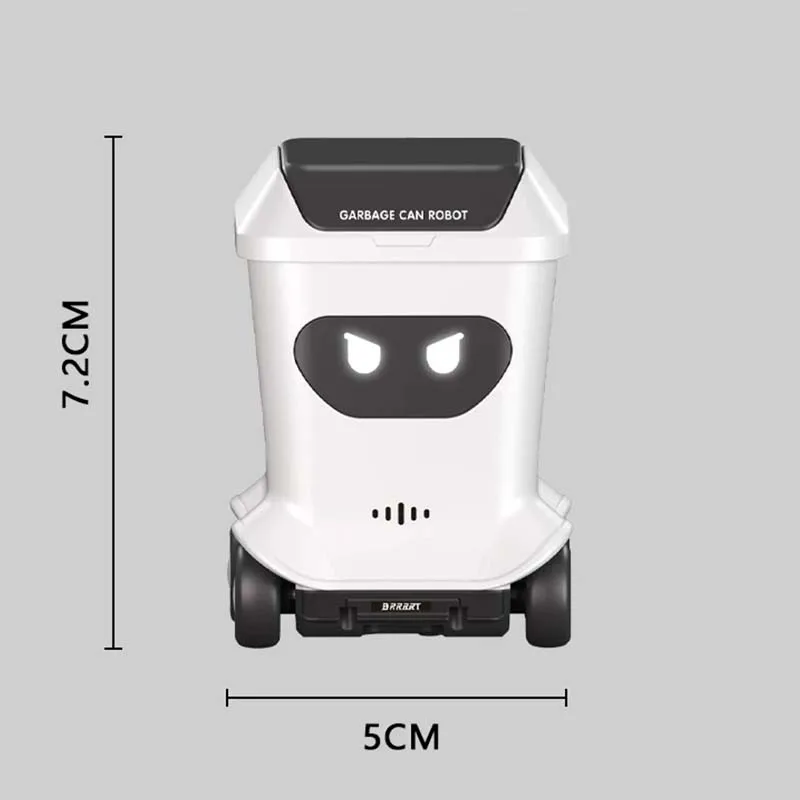 RC Trash-Can Mini Remote Control Toy Fully Proportional Control Remote Car 360 ° U-turn Desktop Creative Modle Toy Ornament Gift
