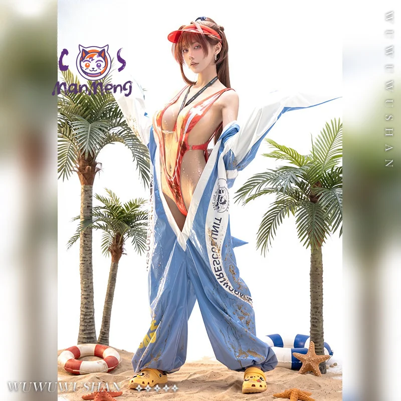 Traje de baño Marciana NIKKE, disfraz de cosplay, diosa de la victoria, traje de baño sexy para mujer, traje de baño de playa para fiesta de verano, mono con capa