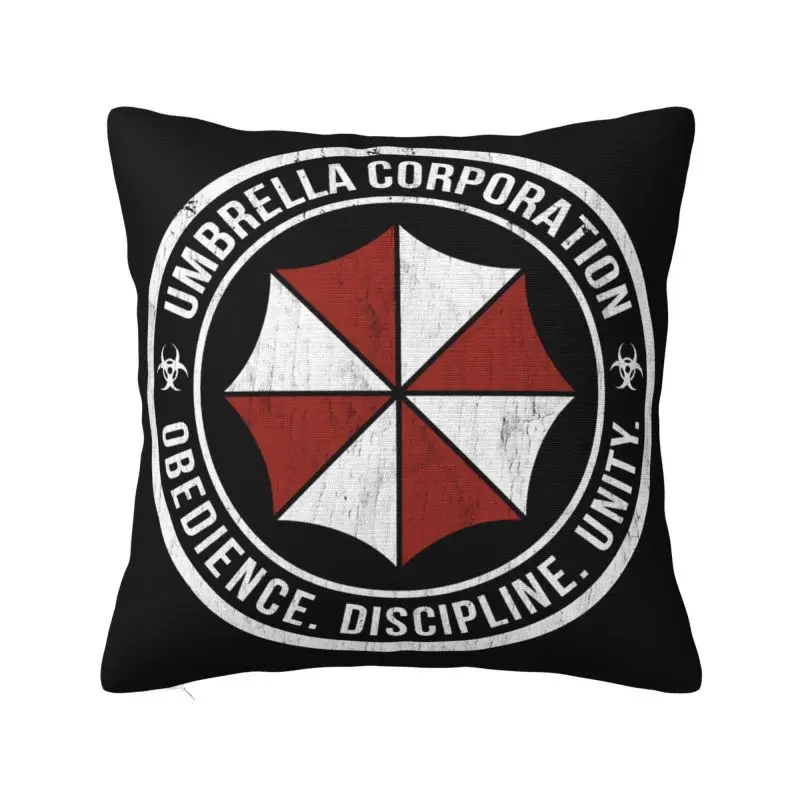 

Роскошные наволочки гранж Umbrella Corporation, бархатные наволочки для видеоигр, квадратная наволочка для автомобиля, украшение для спальни