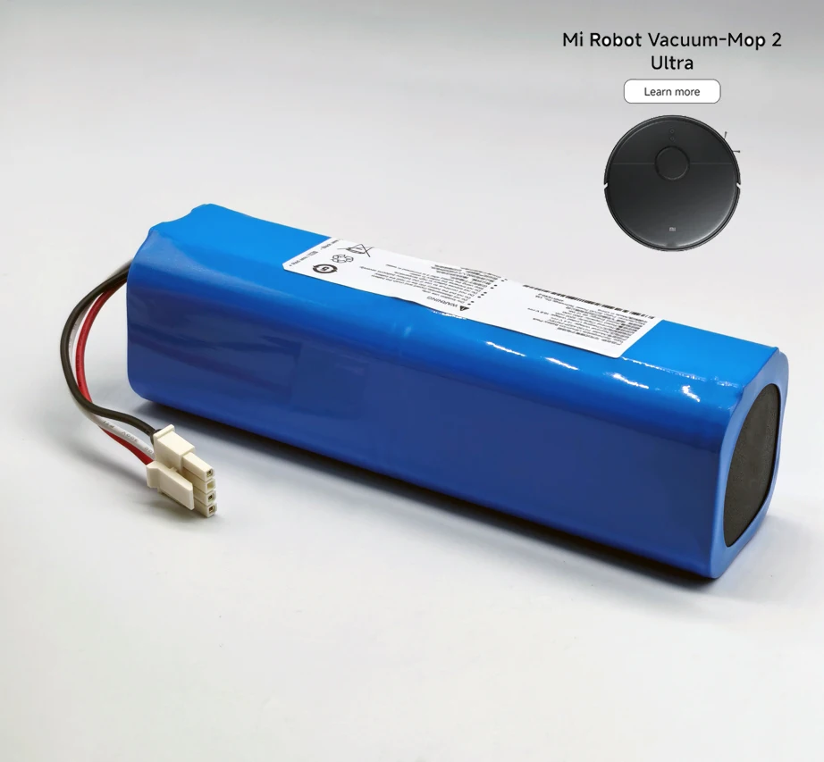 

New14.4V 5200mAh Replacement Battery Pack For Xiaomi Mi Robot Vacuum-Mop 2 Ultra Robot Vacuum Cleaner Capacity Accessories Parts