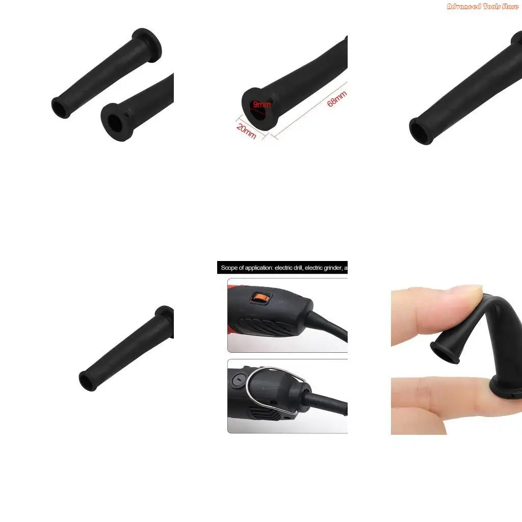 

68mm/2.7-inch Strain Relief Cord Boot Protector Cable Sleeve for Electric Drill W91B