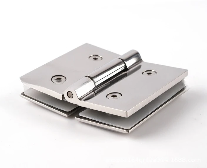 

Внутреннее открытие, изогнутый на 180 градусов яркий зажим для ванной комнаты, петля для стеклянной двери для душевой комнаты, петля для стеклянного шкафа (XYGL-13)