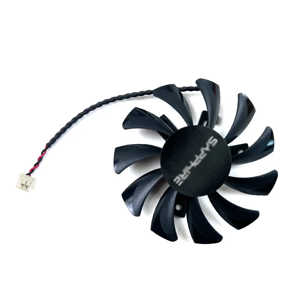 NEW Cooling Fan 75MM 2PIN HA8010H12C-Z HA8010H12F-Z For SAPPHIRE R7 350 4G D5 R7 240 2G D3 video card fans