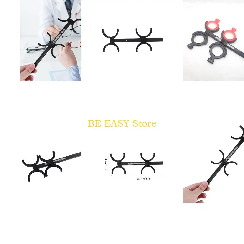 E28F Adjust Optical Flipper Optometry Trial Lens 4 Lens PD Scale Quality Plastic