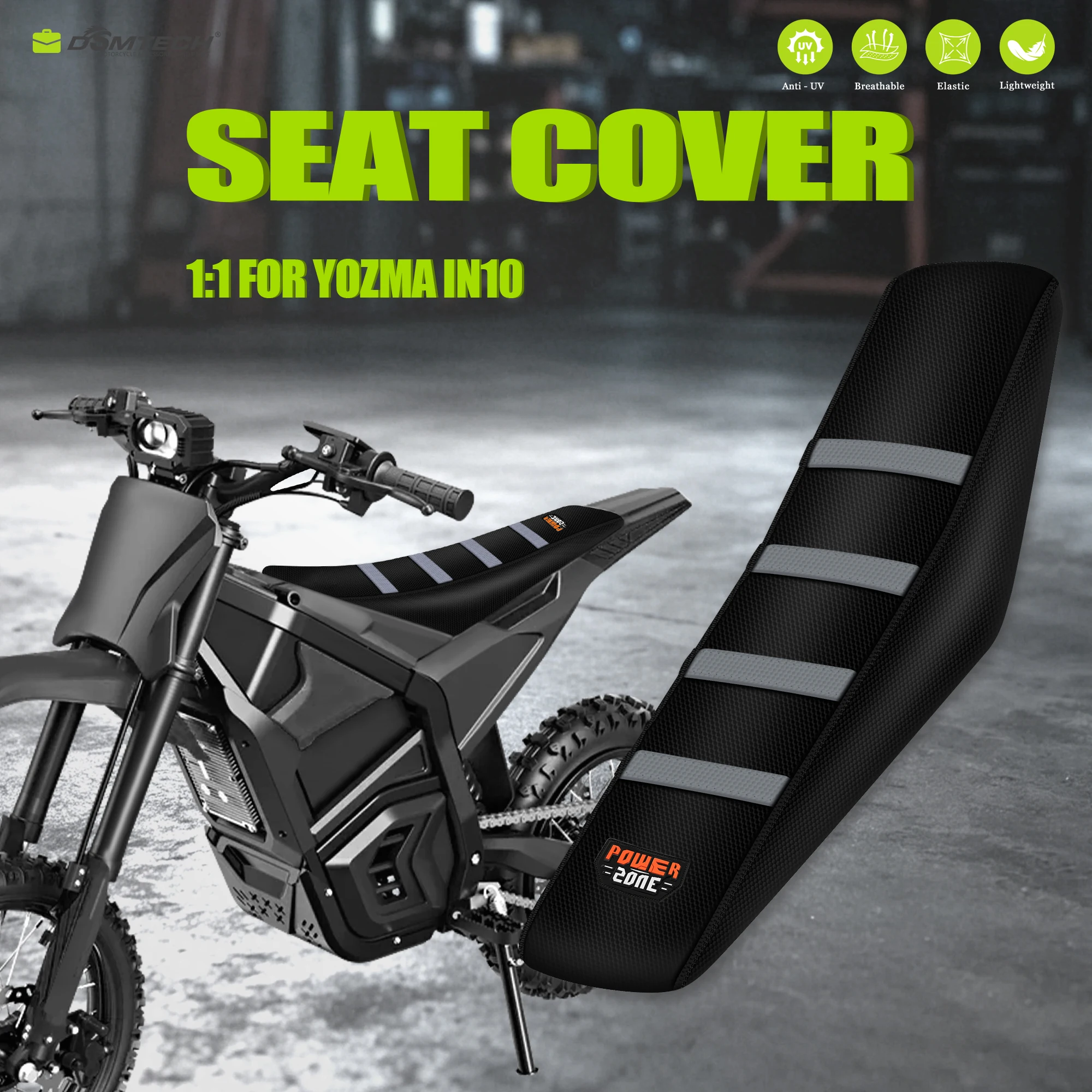 DSMTECH Motorcycle Accessories Protector Waterproof Against Wear Seat Cushion Cover For Yozma IN10 Electric Dirt Pit Bike E-Bike