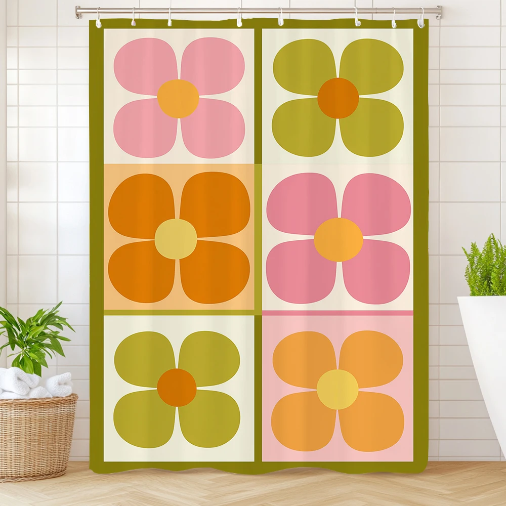 

Underwater World Turtle and hippo Fish Shower Curtain, Ocean Bathroom Decor Shower Curtain, Waterproof Shower Curtain with Hooks