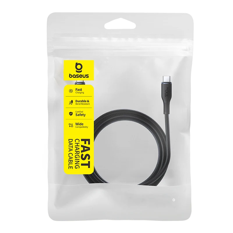 Baseus 100W Fast Charging Data Cable USB-C to USB-C For iPhone 17 16 Series Samsung PD3.0 QC3.0 PPS FCP SCP AFC Quick Charging - Image 5