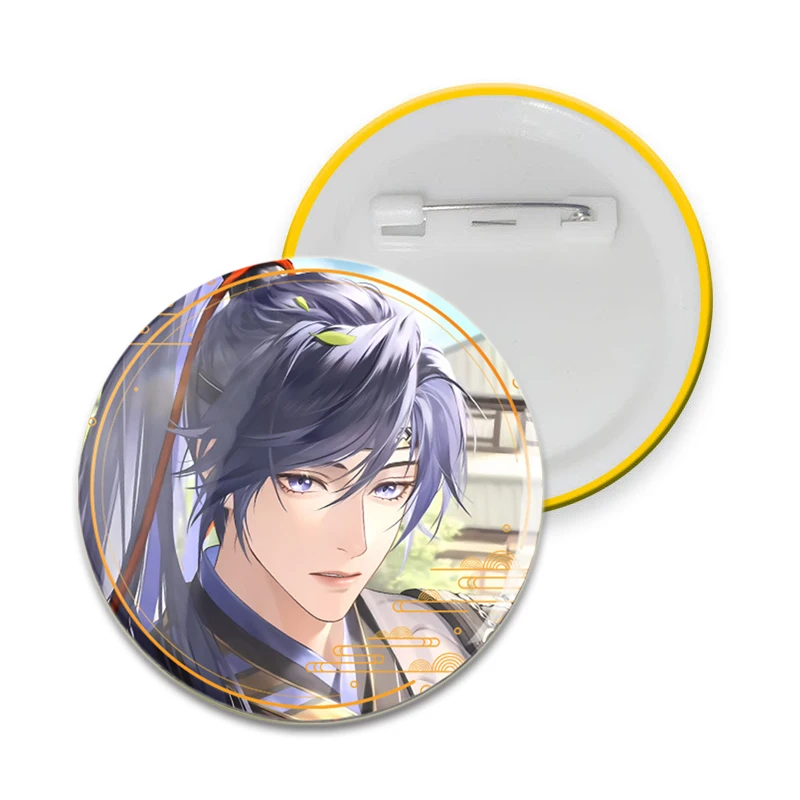 32/44/58mm Anime Ashes of The Kingdom Cosplay Exquisite Badge Tinplate Brooches Soft Button Pins Fans Brooch Birthday Gifts