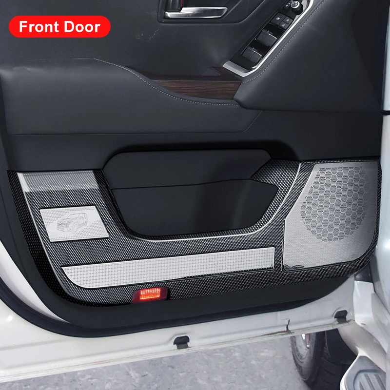 Car Door Protective Cover Speaker Cover For 2021 2022 2023 Toyota Land Cruiser 300 LC300 FJ300 Interior Upgraded Accessories