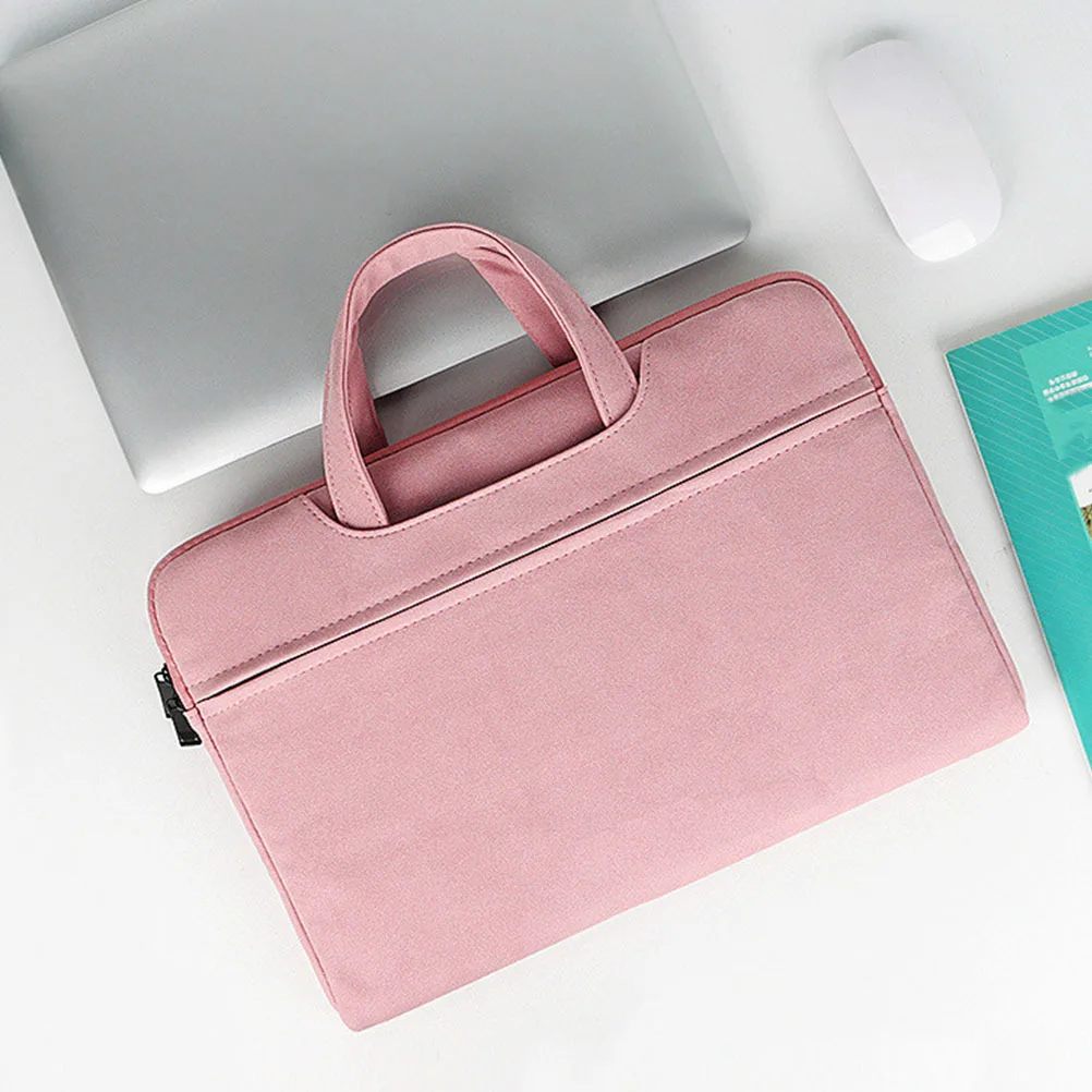 

13.3-Inch Laptop Bag Durable PU Material Dust Scratch Protection Business Student Portable Storage Pouch Laptop Bag