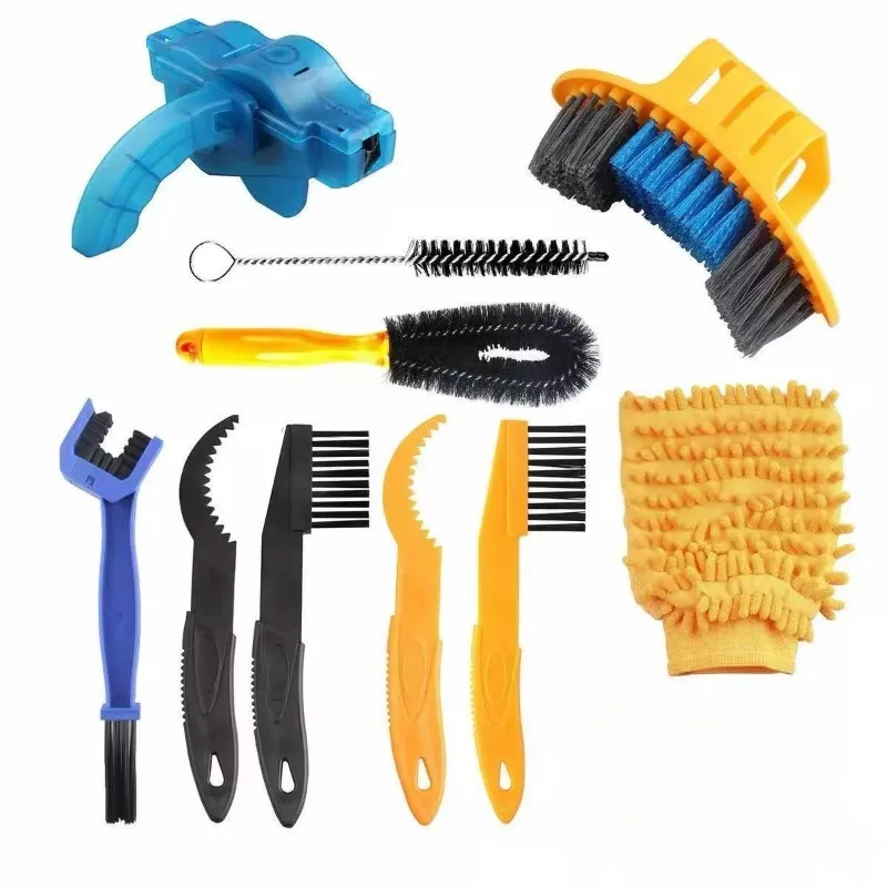 

Bike Wash Tool Set Bicycle Cleaning Kit MTB Chain Cleaner Scrubber Brushes Outdoor Riding Cycling Maintenance Tool Accessories