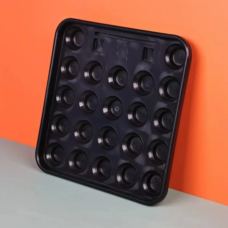 Plastic Billiards Ball Tray 16 Holes Wear Resistant Shake-Proof Billiard Ball Storage Holder Organizer 3 Colors