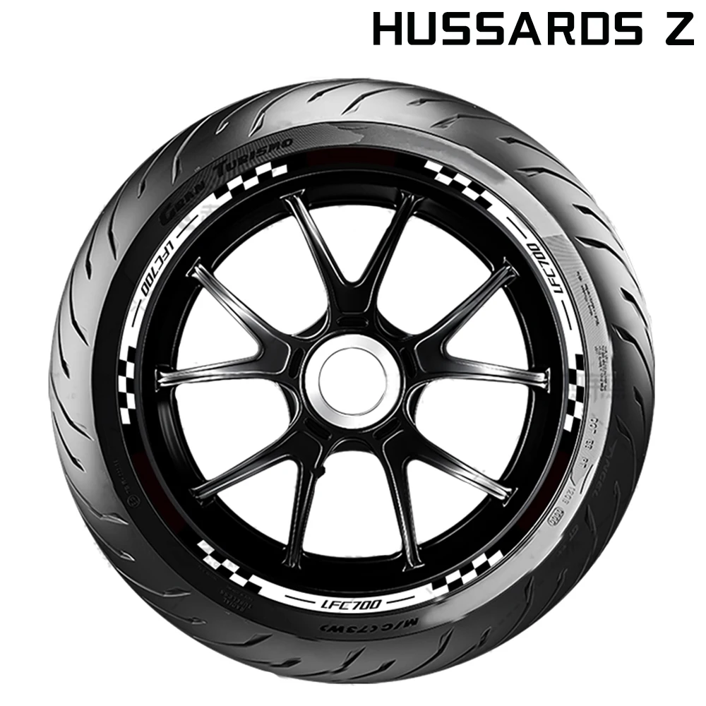 Motorcycle Waterproof Wheel Stickers Rim Stripes Hub Decal Tape Accessorise For Keeway BENDA LFC 700 Benda 700 LFC Pro 2021-2025 - view 6