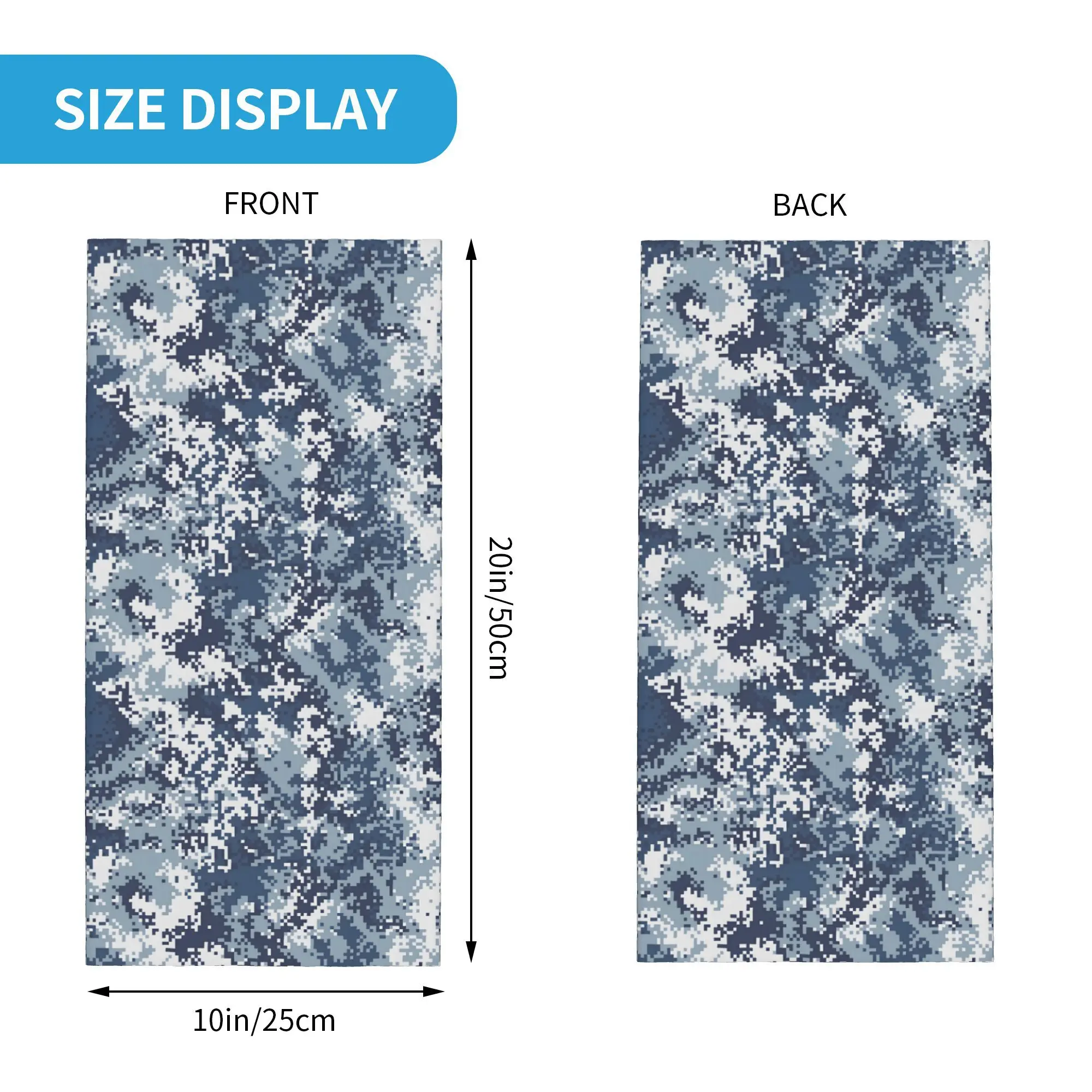 مخصص كامو الجيش نمط باندانا الرقبة الجراب يندبروف الوجه وشاح غطاء الرجال النساء الأصلي عقال أنبوب بالاكلافا