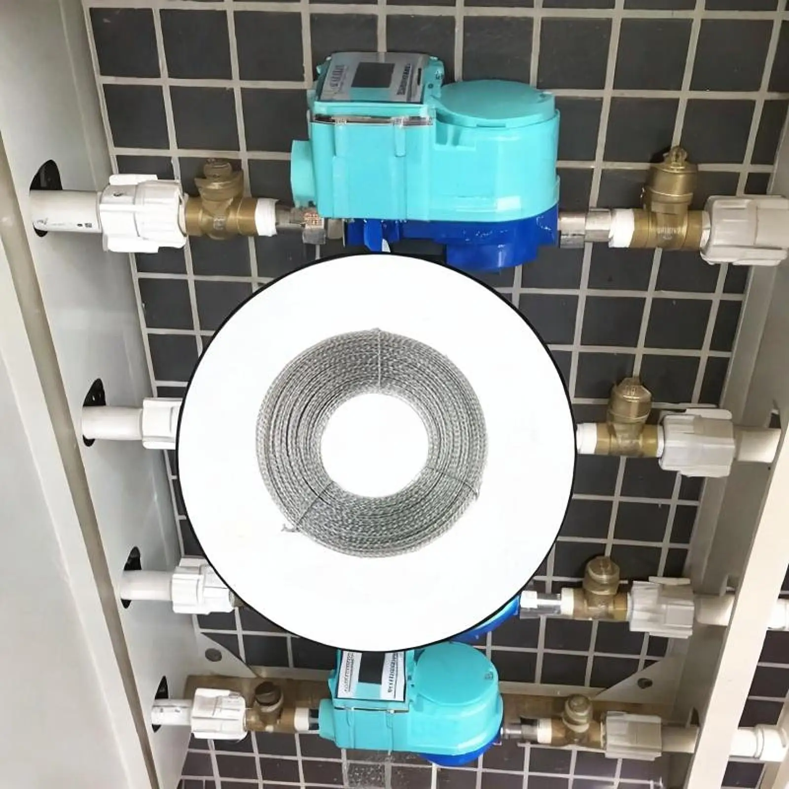 Fil d'étanchéité en acier inoxydable, fil de sécurité Portable inviolable pour conteneur de camion, expédition de remorques de camion, compteur d'eau