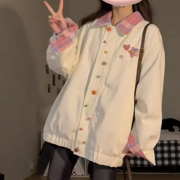 

Свободные куртки Пальто Женщины Плюс Харадзюку Вельвет Лоскутное Стеганое Утилита Модный Тренд Уменьшающий возраст Девичий Пушистый Регулируемый