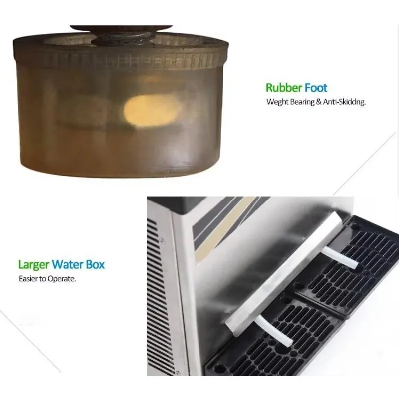 12L * 2 roestvrijstalen mini-slushmachine met kleine capaciteit voor commercieel restaurant om een smoothie-slushmachine te maken