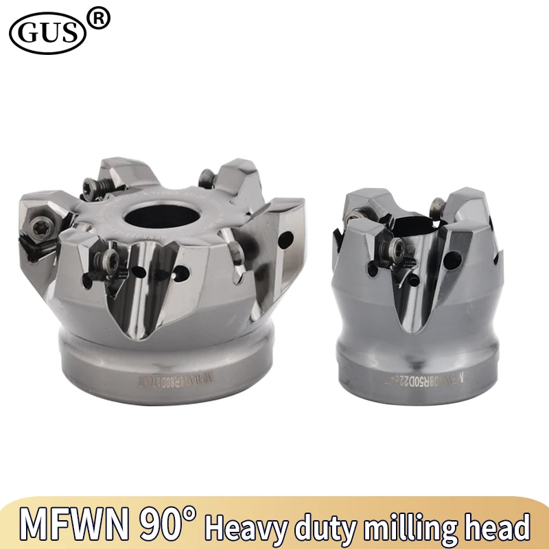 Mfwn mfwn90 Grad schweres Schneiden Flach fräser Kopfs cheibe 50 63 80 100 3t 4t 5t 6t 7t für CNC-Hartmetalle insatz wnmu080608