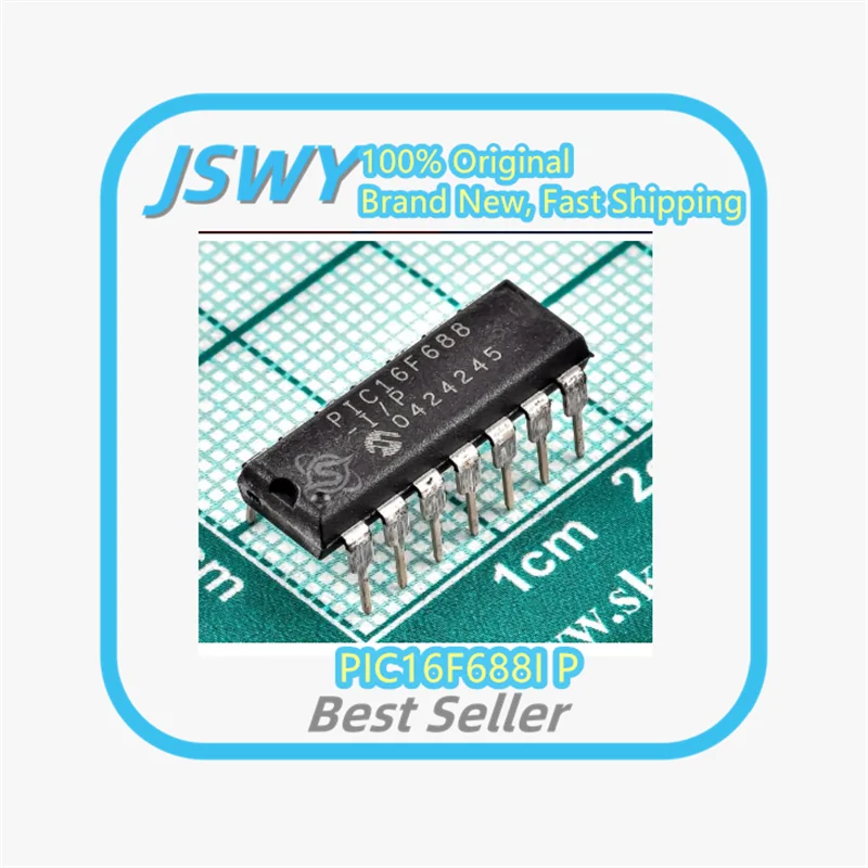 (2/30 قطعة) PIC16F688-I/P PIC16F688-I DIP-14 منتج أصلي لوحدة التحكم بالرقائق الدقيقة #1