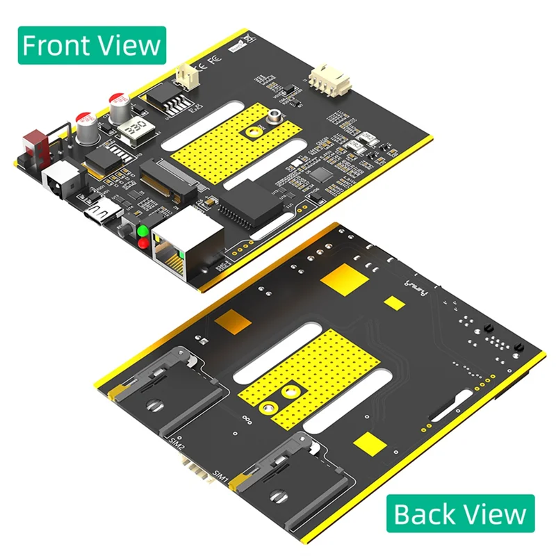 

A16Q-Type C Adapter For NGFF M. 2 4G/5G Module Equipped With Dual SIM Card Slot, RJ45 Port,Realtek RTL8125BG Controller