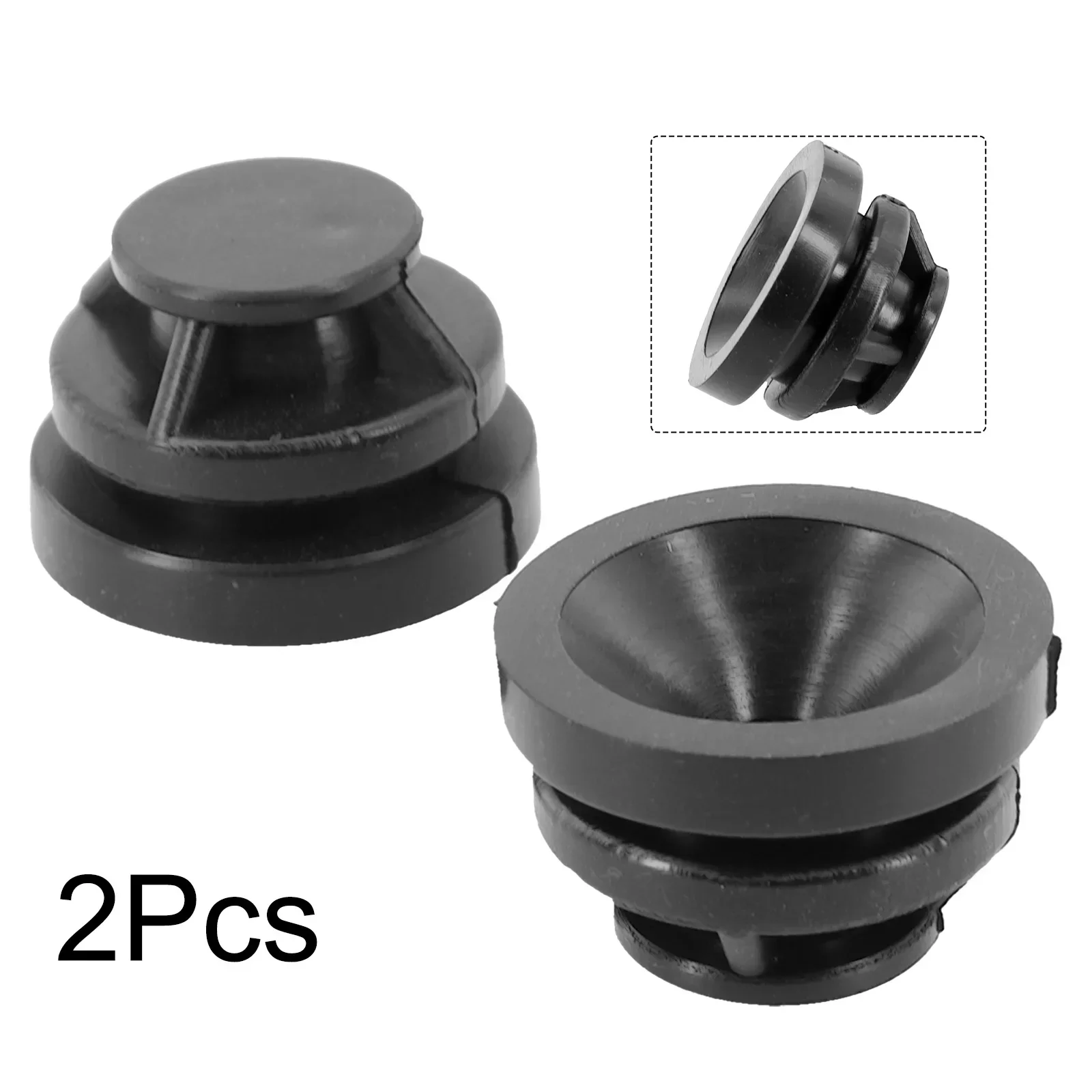 Auto Engine Cover Mounts For Mazda CX-3 DK 2016 - 2021 2 PCS Black For Mazda CX-9 TC 2016 - 2021 P30110238 None