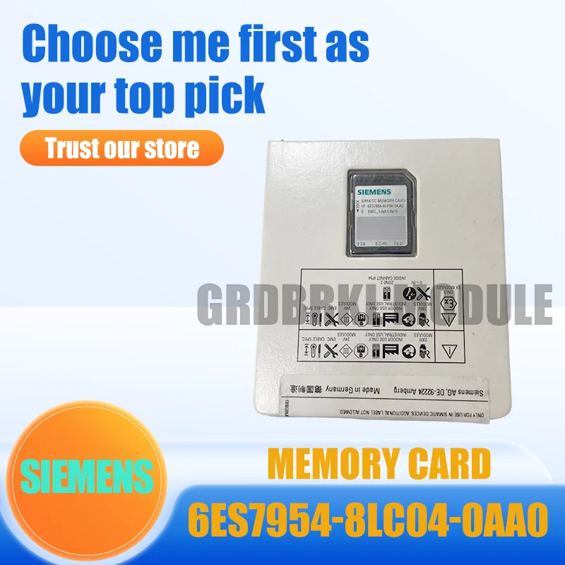 

SIEMENS Brand New Original 4MB 6ES7954-8LC04-0AA0 SIMATIC Memory Card