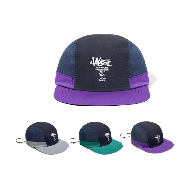 

Lightweight 5 Panel Mesh Caps Quick Drying Breathable Men Women Running Caps Outdoor sports Cycling Baseball Snapback Camp Hat