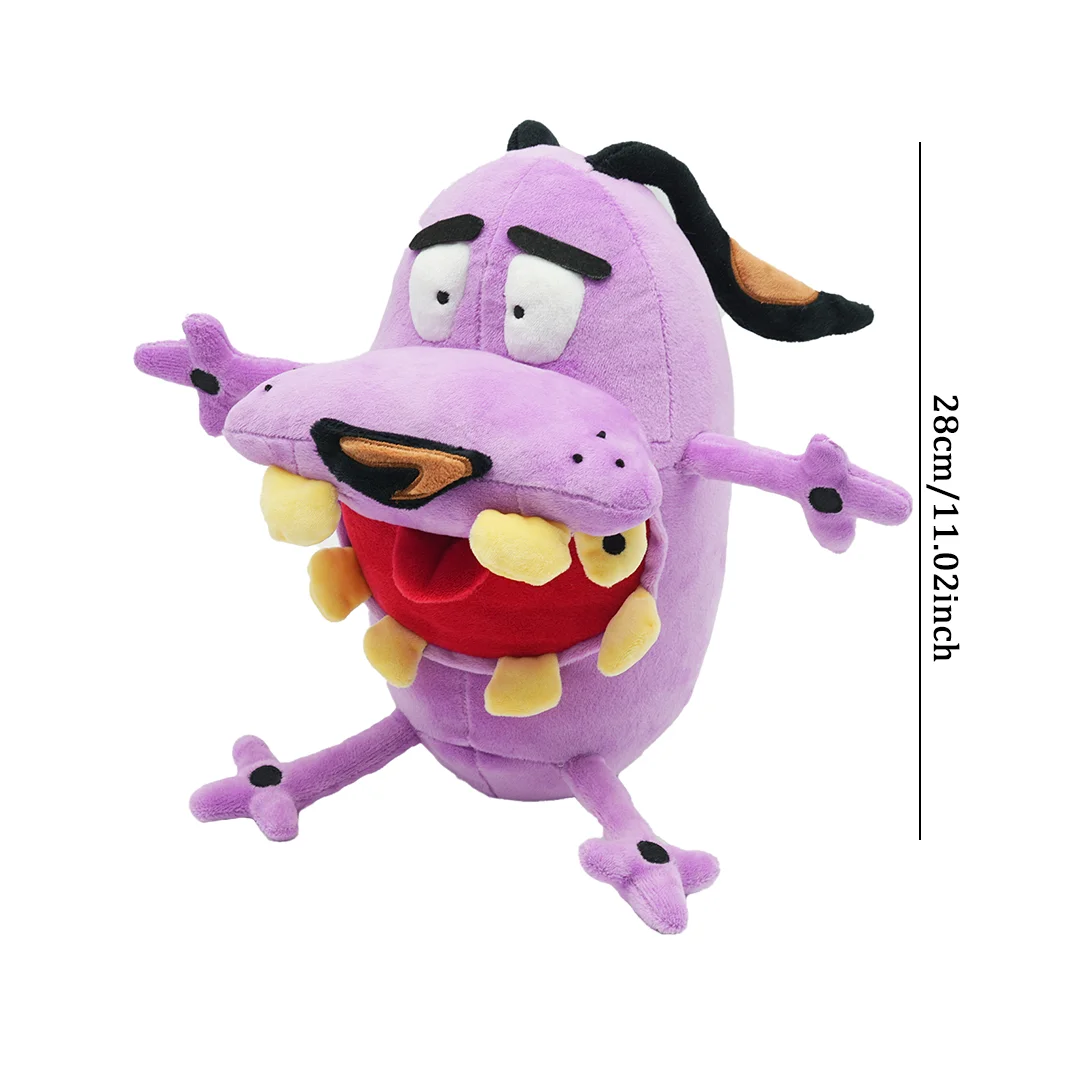 TreasuringU Lila Hund Plüschtiere Cartoon Tiere Flauschige Puppen Kawaii Hund Stofftier Plüschtier Aubergine Hundespielzeug Weihnachtsgeschenke – Detail 3