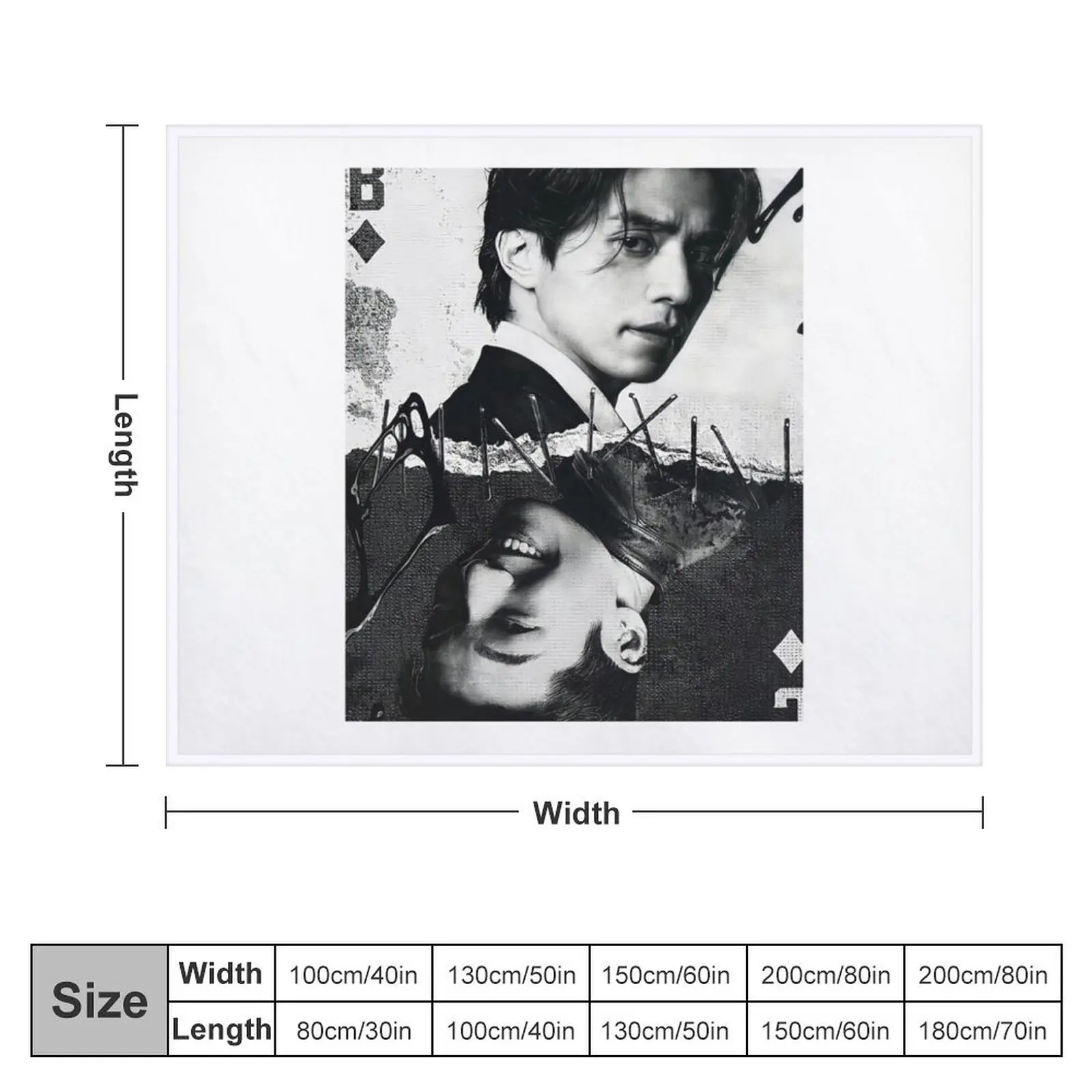 Bad and Crazy Kdrama - Lee Dong-Wook n Wi Ha-Joon-movie star Throw Blanket Furrys Bed Blankets